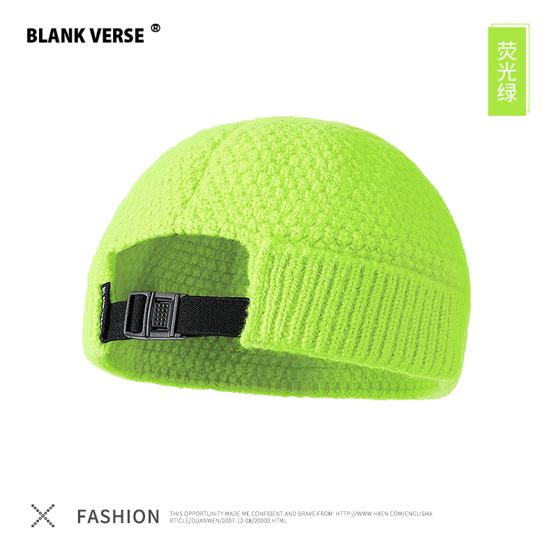 Soft Wool Knitted Winter Beanie Hat - Warm, Elastic, Unisex Skullcap