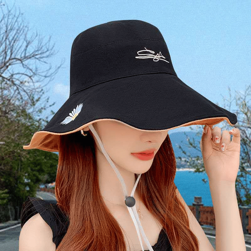 Women's Stylish Cotton Bucket Hat: Ultimate UV Sun Protection for Summer