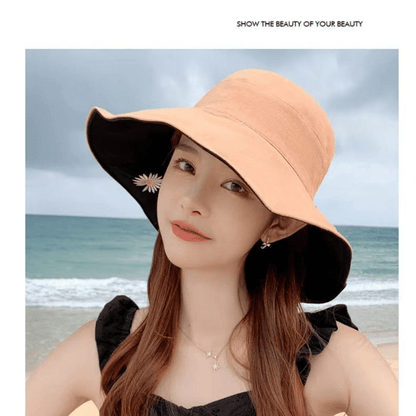 Women's Stylish Cotton Bucket Hat: Ultimate UV Sun Protection for Summer