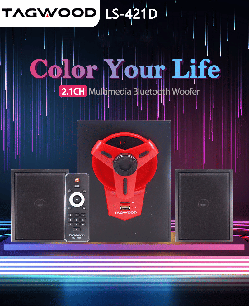 TAGWOOD LS-421D 5800W 2.1CH Bluetooth Woofer Speaker Home Audio System