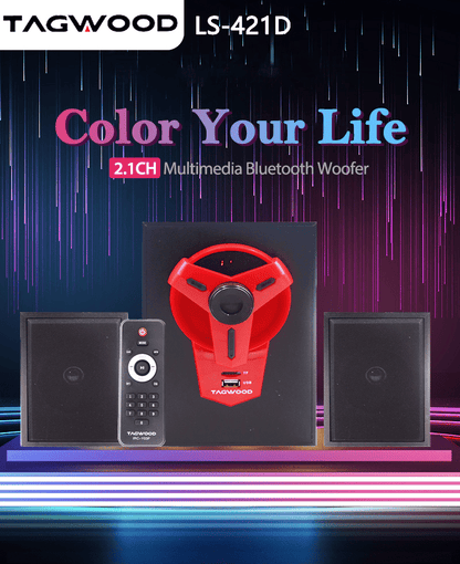 TAGWOOD LS-421D 5800W 2.1CH Bluetooth Woofer Speaker Home Audio System