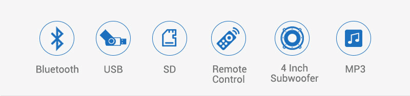 TAGWOOD LS-421E 2.1CH 6000W PMPO Home Audio Speaker System Bluetooth FM USB Powerful Bass