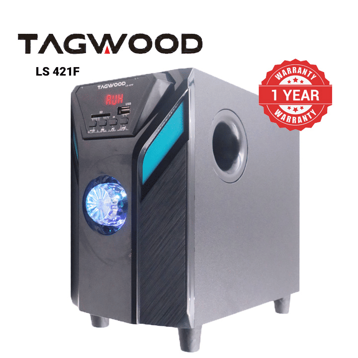 Powerful TAGWOOD LS-421F 2.1 Channel 6000W PMPO Bluetooth Subwoofer Speaker System