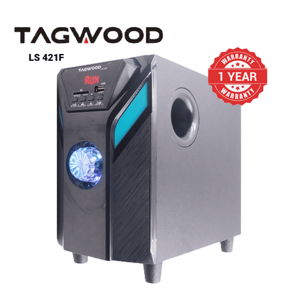 Powerful TAGWOOD LS-421F 2.1 Channel 6000W PMPO Bluetooth Subwoofer Speaker System