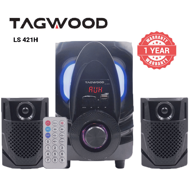 TAGWOOD LS-421H 6000W PMPO 2.1 Channel Bluetooth USB FM Home Speaker