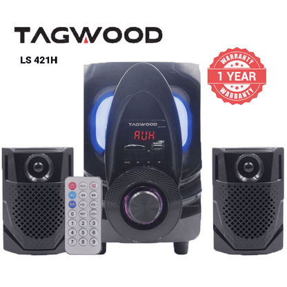 TAGWOOD LS-421H 6000W PMPO 2.1 Channel Bluetooth USB FM Home Speaker