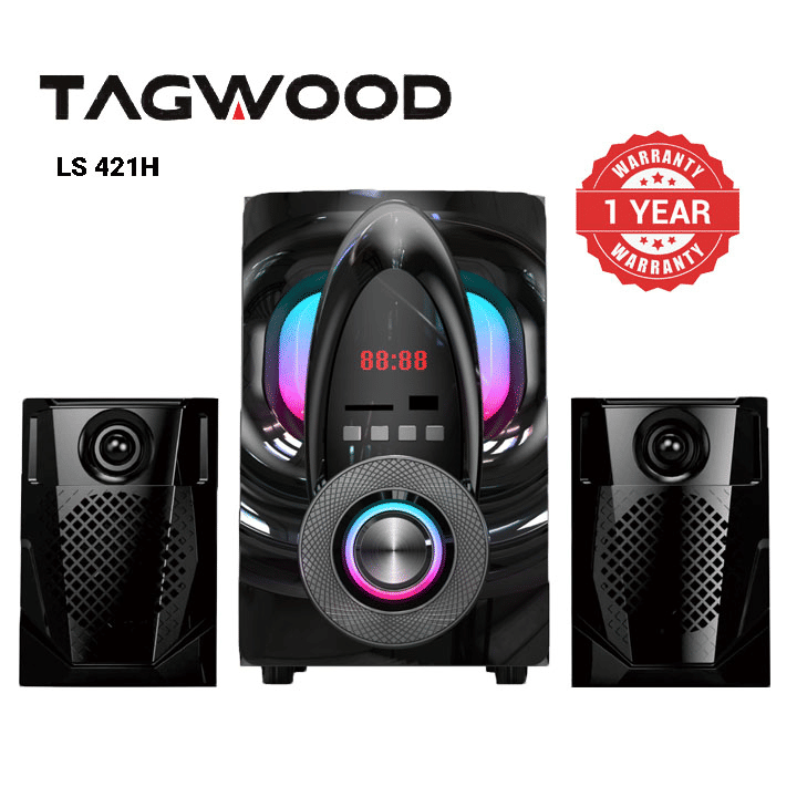 TAGWOOD LS-421H 6000W PMPO 2.1 Channel Bluetooth USB FM Home Speaker