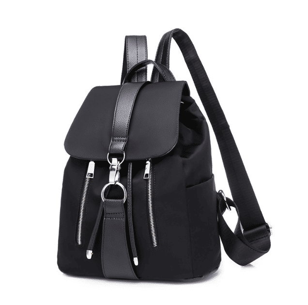 Fashion Women's PU Leather Backpack Handbag - Flat Bottom School & Travel Bag