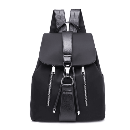Fashion Women's PU Leather Backpack Handbag - Flat Bottom School & Travel Bag