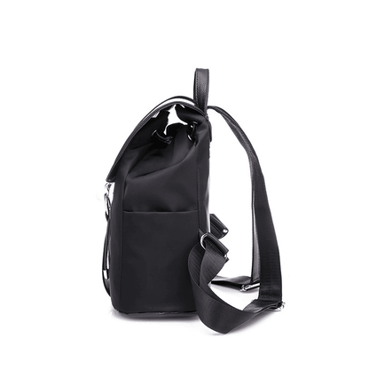 Fashion Women's PU Leather Backpack Handbag - Flat Bottom School & Travel Bag