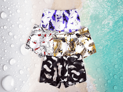 SXCHEN 4-Pack Men's Ultra-Soft Stretch Boxer Briefs | Breathable Plus Size Underwear