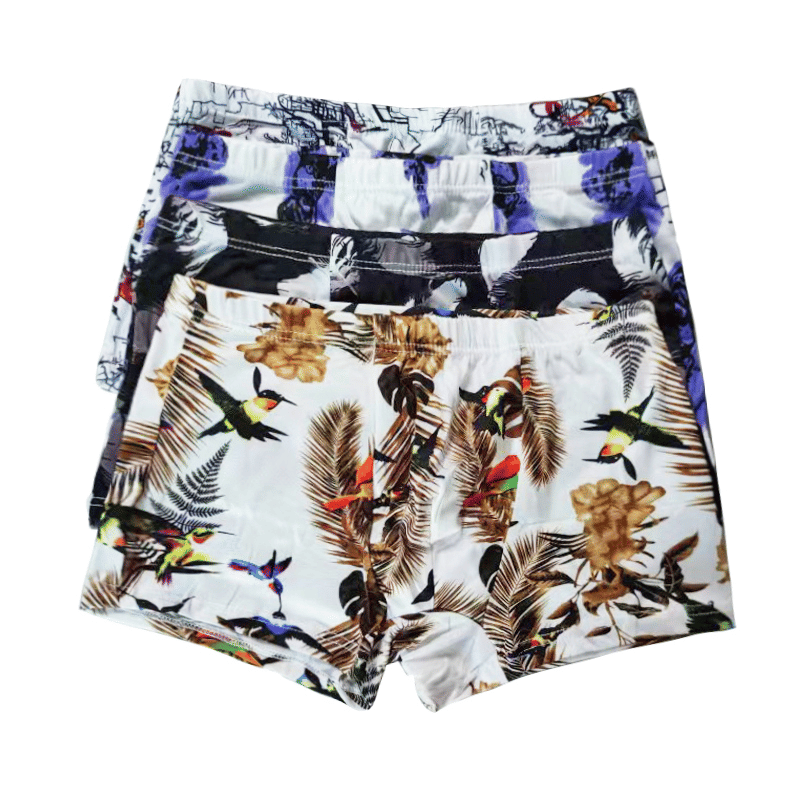 SXCHEN 4-Pack Men's Ultra-Soft Stretch Boxer Briefs | Breathable Plus Size Underwear