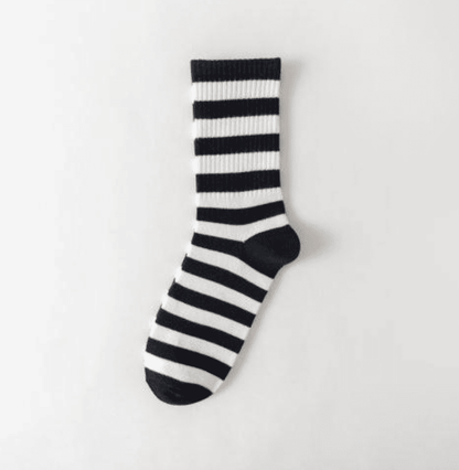 SXCHEN Unisex 5 Pairs Athletic Mid-Calf Socks - Trendy Sport & Casual