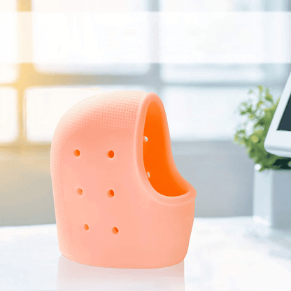 SXCHEN 2 Pairs Silicone Heel Protectors for Dry Cracked Heels & Pain Relief