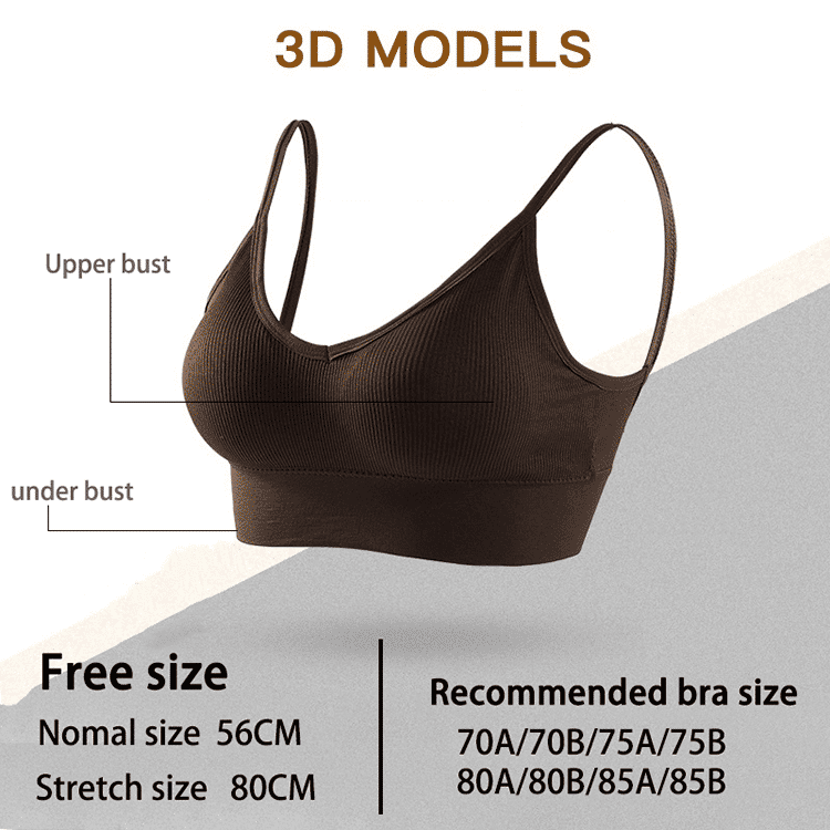 Comfortable Elastic Gathering Push-Up Bralette for Women - Seamless Sports Underwear