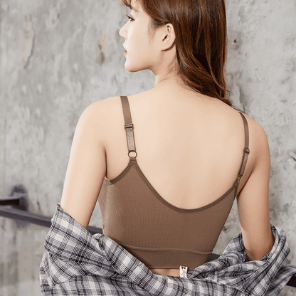 Comfortable Seamless Sports Bra Fitness Yoga Gym Crop Top for Women