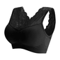 Seamless Wireless Lace Push-Up Bra: Beauty Back, Sports, Yoga, Padded Comfort