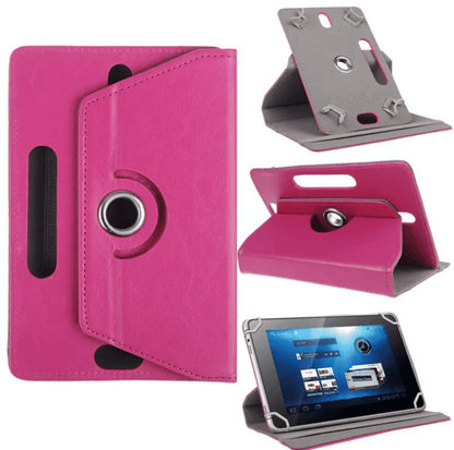 SXCHEN 10-inch Universal Tablet Case: Protective PU Leather 360-Degree Rotating Cover