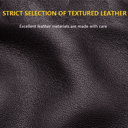 Premium Men's Short Leather Wallet - Credit ID Card Holder Billfold Purse