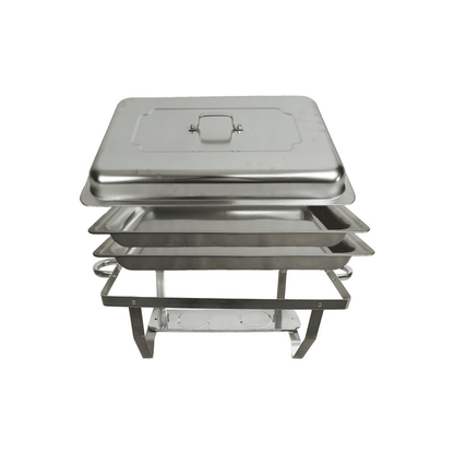 RASHNIK 11L RN-5901 Premium Stainless Steel Single Basin Chafing Dish Warmer