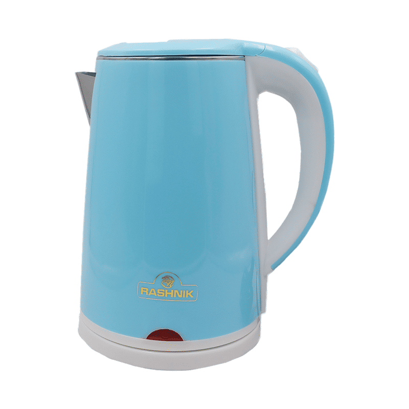 RASHNIK RN-1151 2.3L 1500W Double-Layer Insulated Stainless Steel Electric Kettle
