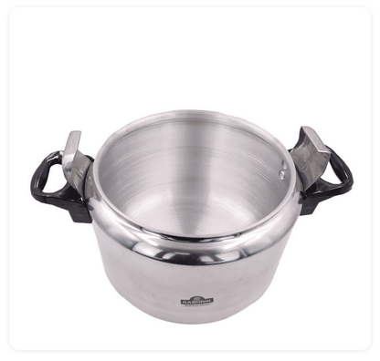 RASHNIK Versatile Aluminum Pressure Cooker & Rice Cooker, Multiple Sizes 5-11L