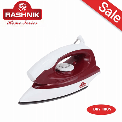 Rashnik RN-702 1200W Electric Dry Iron with Adjustable Thermostat Control - Purple