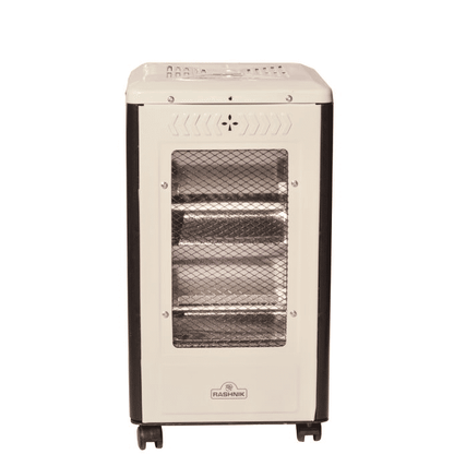 Rashnik RN-2634 Halogen Electric Quartz Heater, 4 Heat Levels, Energy Saving