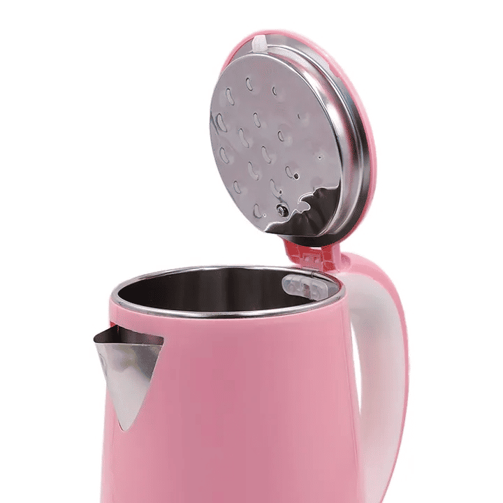 RASHNIK RN-1151 2.3L 1500W Double-Layer Insulated Stainless Steel Electric Kettle