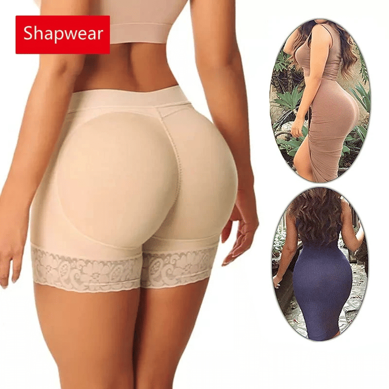 Women's High-Waisted Butt Lifter Shaper Shorts - Seamless Control Underwear Briefs