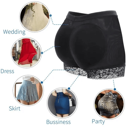 Women's High-Waisted Butt Lifter Shaper Shorts - Seamless Control Underwear Briefs