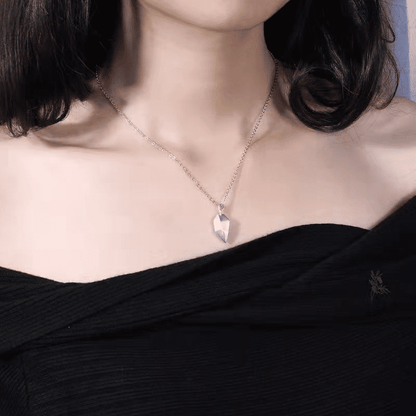 Elegant Couple Heart Initial Choker Necklace Set - Valentine's Day Love Gift