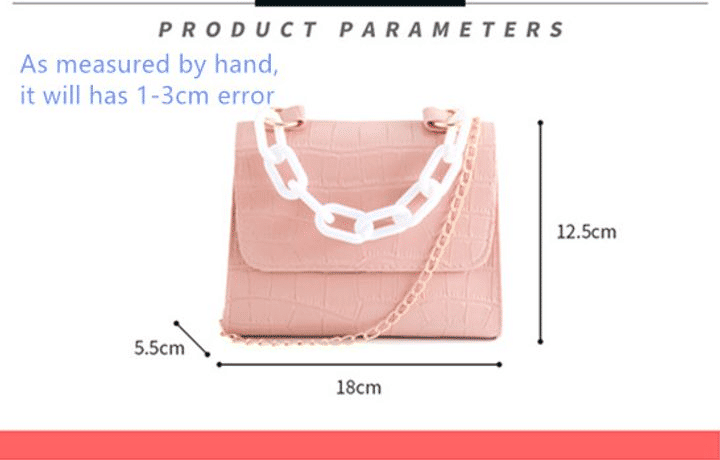 Elegant Fashion Chain Shoulder Handbag for Women - Multifunction Sling Bag