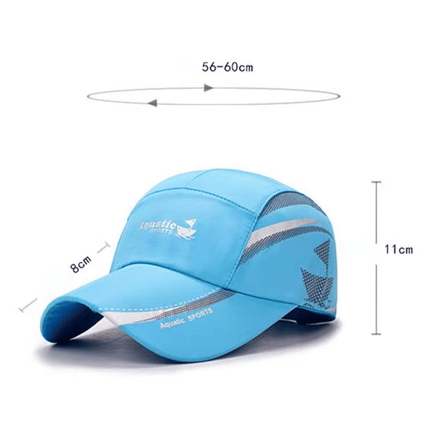 Hard Top Breathable Baseball Cap for Men & Women – Fashionable Sports Hat