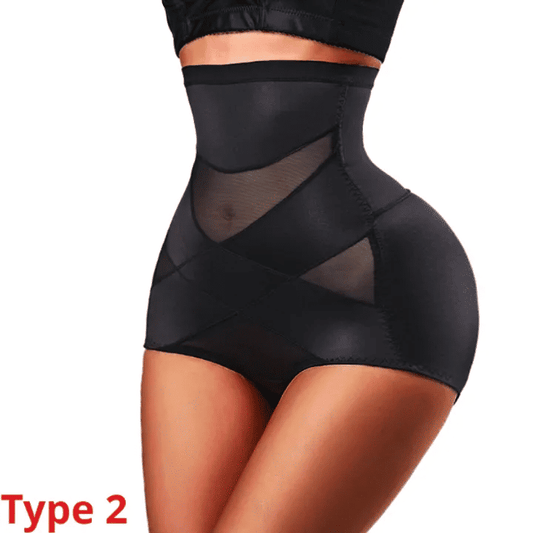 Premium Women's High Waist Tummy Control Body Shaper Panties, Slimming Lingerie