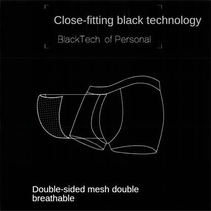 4-Pack Men's Ice Silk Boxer Briefs - Breathable Mesh Summer Underwear