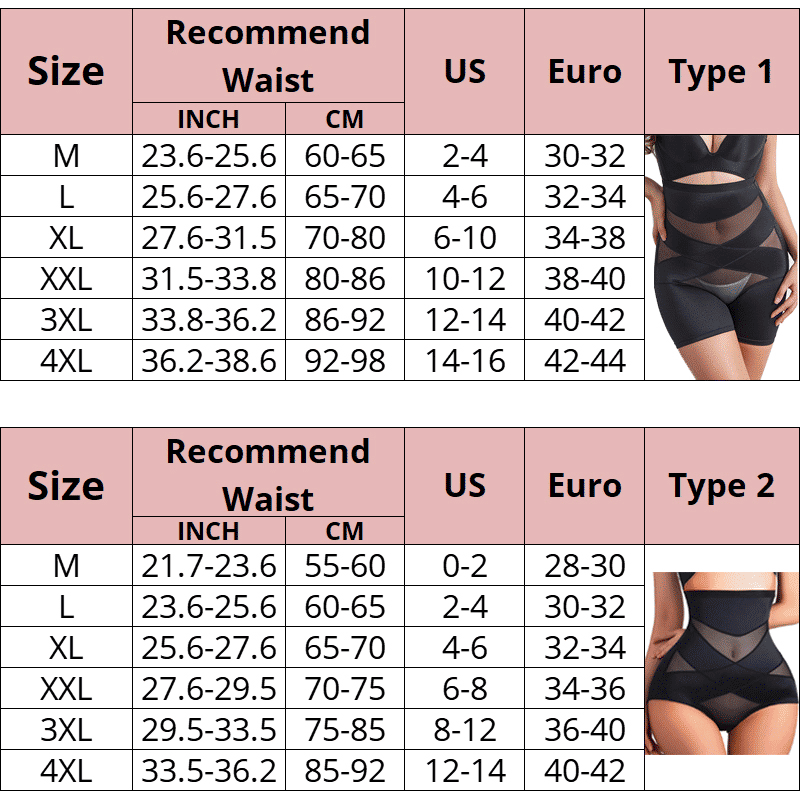 Premium Women's High Waist Tummy Control Body Shaper Panties, Slimming Lingerie