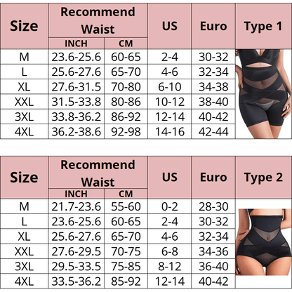 Premium Women's High Waist Tummy Control Body Shaper Panties, Slimming Lingerie