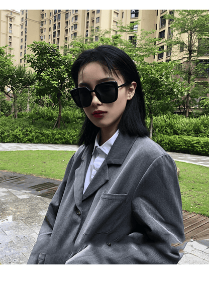 Luxury Square Cat Eye UV400 Sunglasses for Men and Women - Fashion Eyewear