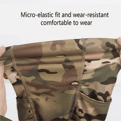 Men's Military Tactical Balaclava Baseball Cap with Full Visor for Outdoor Hunting