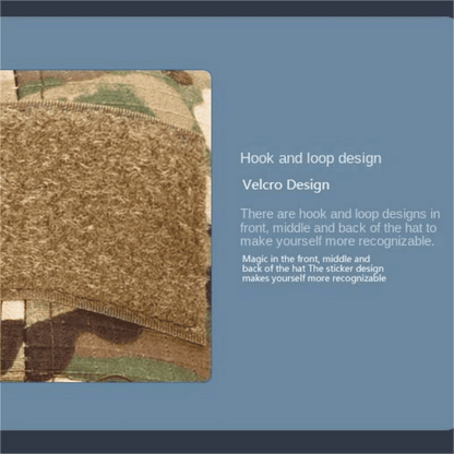 Men's Military Tactical Balaclava Baseball Cap with Full Visor for Outdoor Hunting