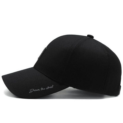 Men's Premium Adjustable Polyester Baseball Cap: Wide Brim, Breathable, Stylish, Outdoor