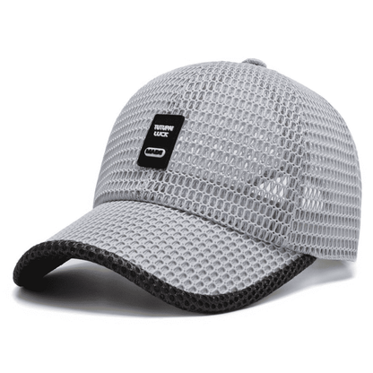 Men's Breathable Mesh Baseball Cap: Summer Dad Hat for Outdoor Fishing