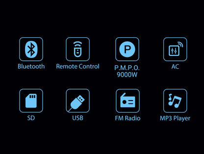 Vitron 9000W Bluetooth Soundbar 2.1CH Multimedia Woofer System V527