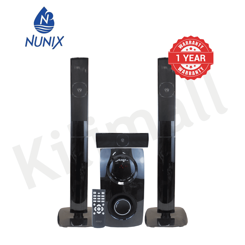 Nunix M7 3.1ch Bluetooth Home Theater System, 12000W Powerful AC/DC Multimedia Speakers