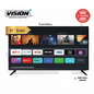 Vision Plus 43-inch Frameless Smart Android TV VP8843SF Full HD Display