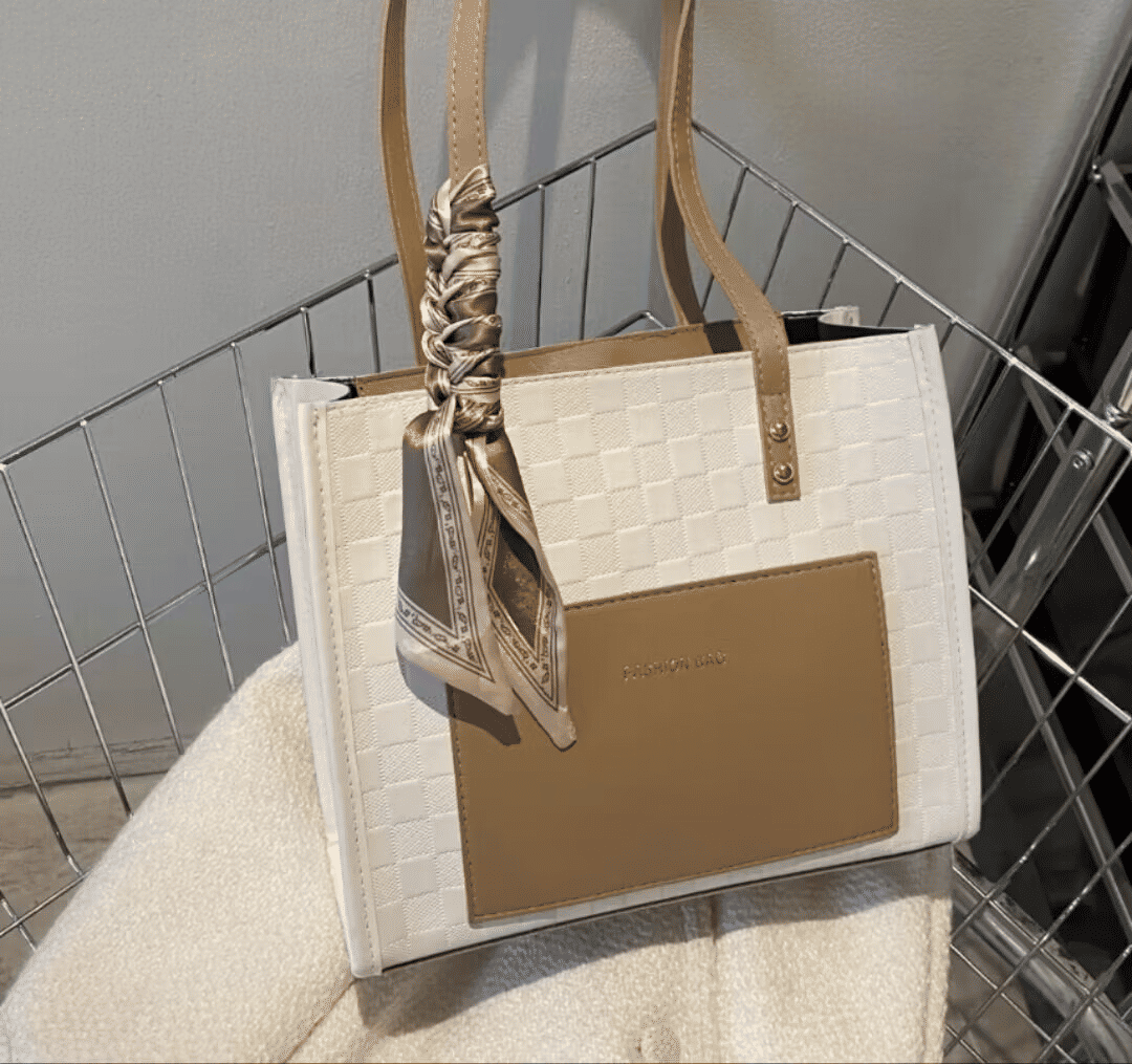 Women's Fashionable Large Capacity Shoulder Messenger Tote Bag - Casual Everyday Handbag