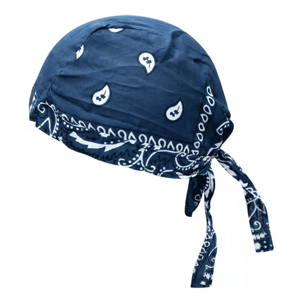 Premium Cotton Print Hip-Hop Durag Headscarf – Unisex Outdoor Riding Pirate Hat