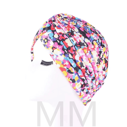 Luxurious Satin Silk Turban Nightcap: Fashionable Headwear for Hair Protection & Yoga