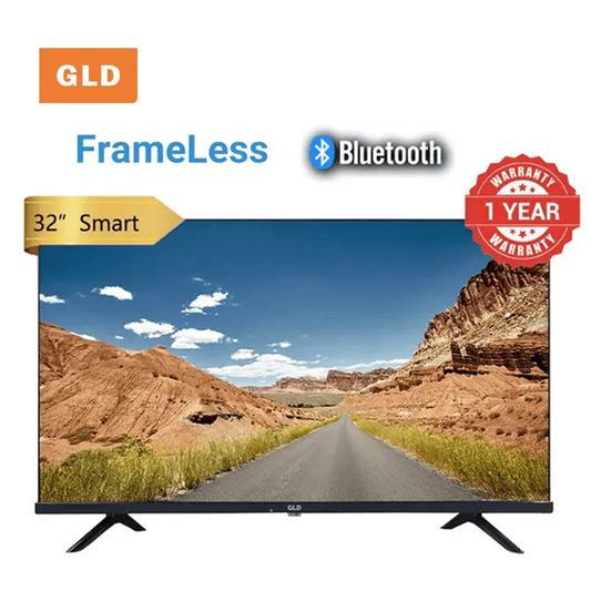 GLD 32-inch Frameless Android Smart LED TV with Netflix & 1-Year Warranty